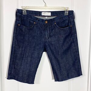 Y2K PD&C 11” Bermuda Denim Jean Shorts Dark Wash Size 32